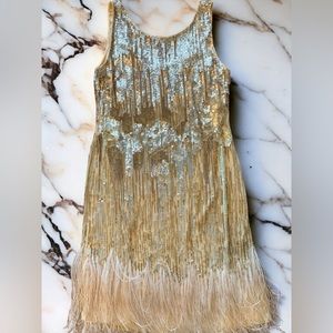 Handmade Sequin and Feather Mini